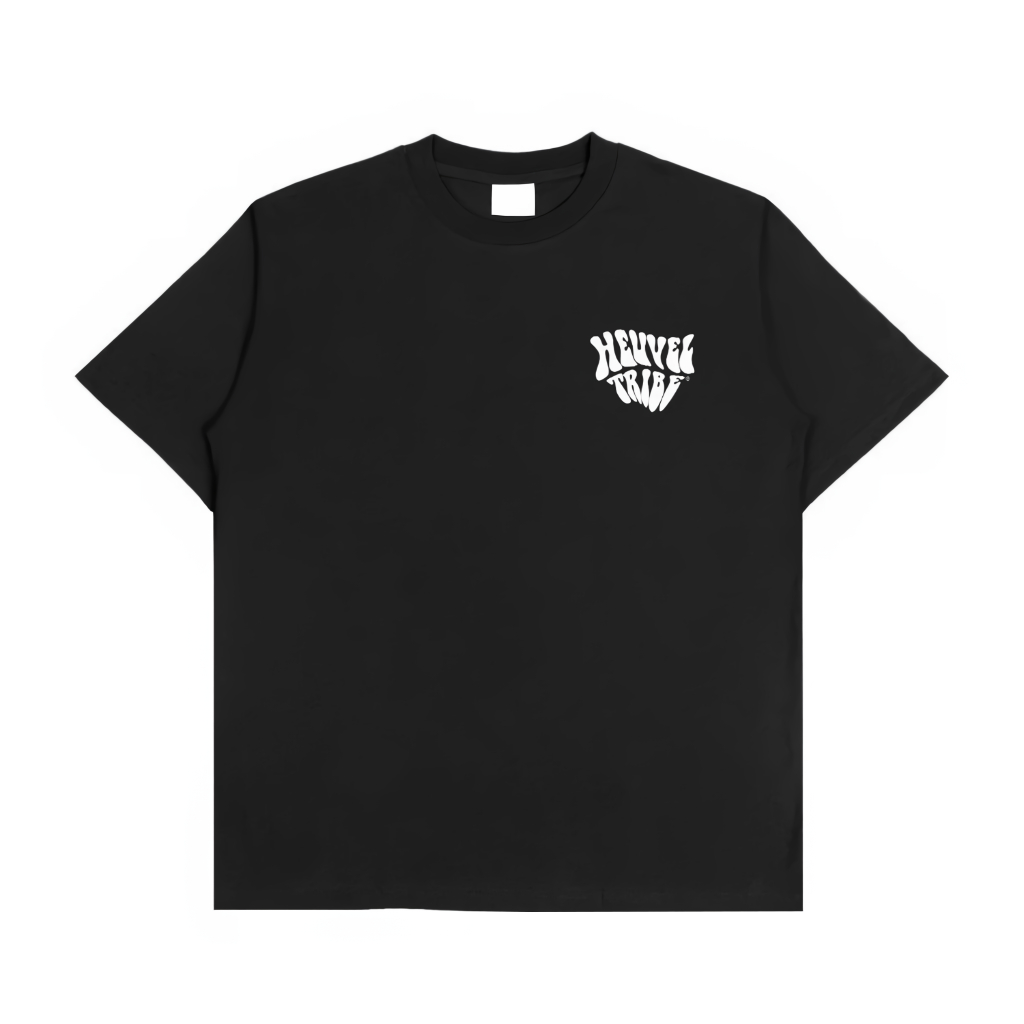 Heuvel Tribe T-Shirt Jorey black Kaos Pria Kaos Distro TSH Kaos Premium