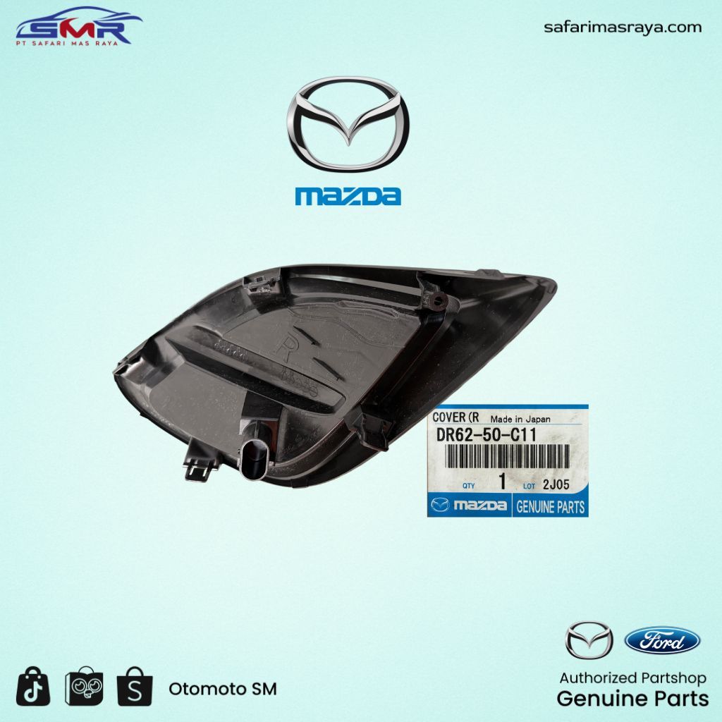 Cover Foglamp (Fog Light Hole Cover) Depan Kanan Mazda 2 2010 & 2011 ORIGINAL DR6250C11