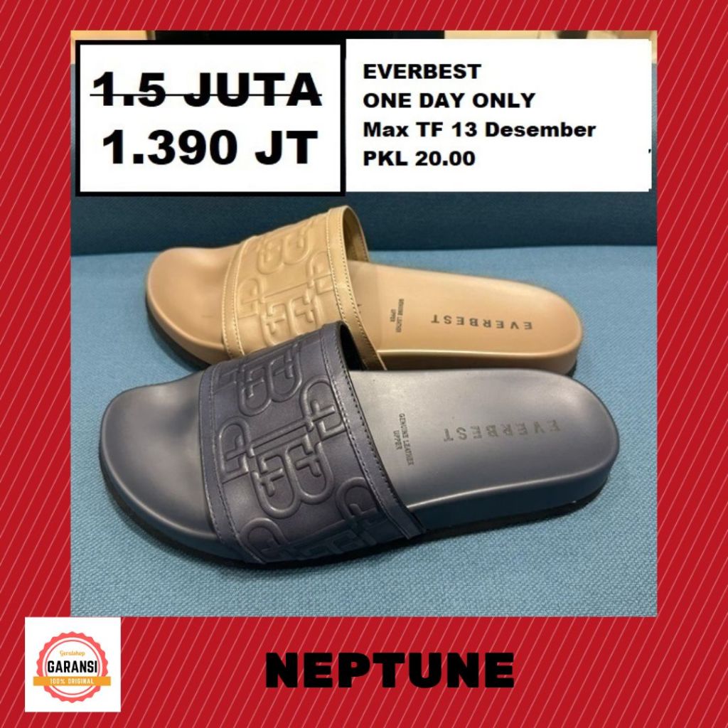Sandal sendal EVERBEST pria seri NEPTUNE original 100%