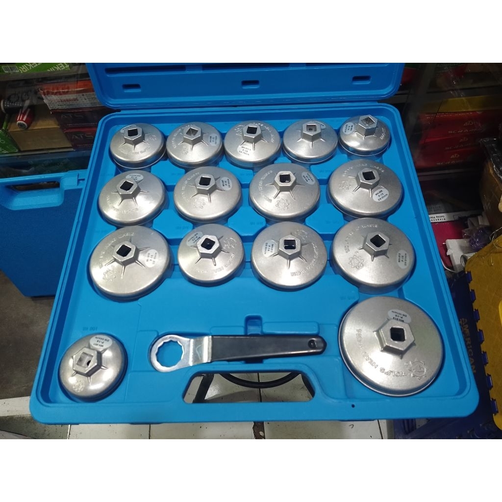 Kunci oli filter mangkok set merk Wolf Head