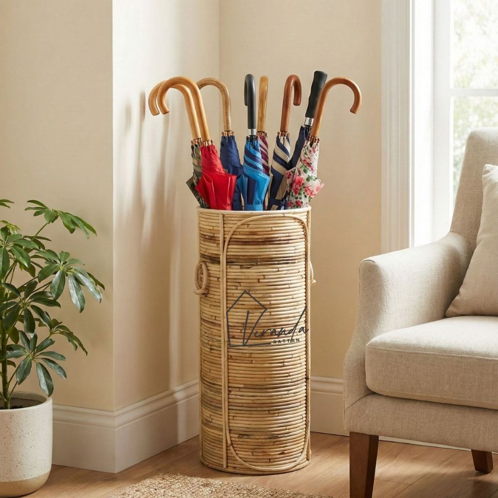 TEMPAT PAYUNG/ VAS PAYUNG DARI ROTAN ALAMI