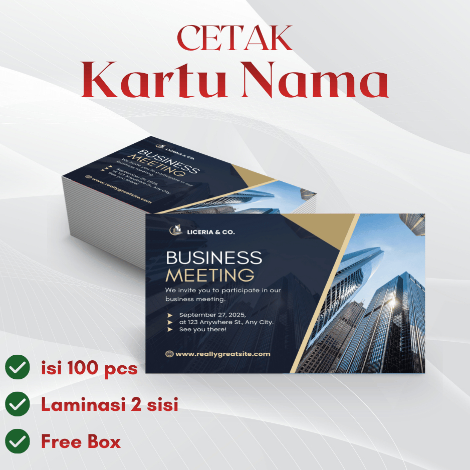 Cetak Custom Kartu nama/ID Card/Bussines Card/Member card/Name Card/Satu sisi/dua sisi/bolak balik1 