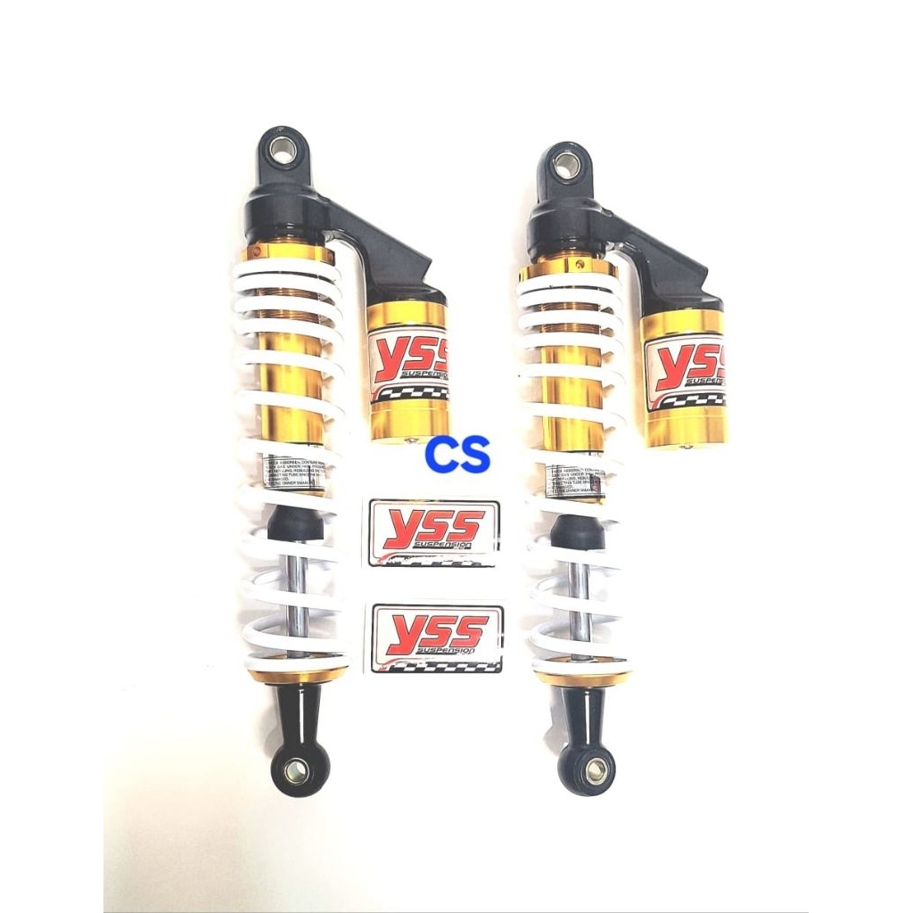 SHOCK BELAKANG COPY YSS  TABUNG PUTIH /TABUNG HITAM UKURAN 280MM BUAT MOTOR JUPITER Z / JUPITER Z1  