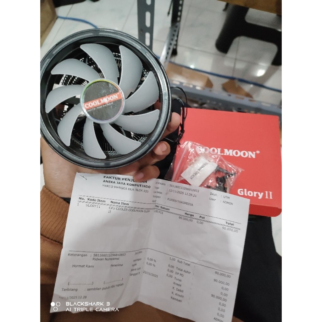 cooler heatsink cpu coolmoon argb