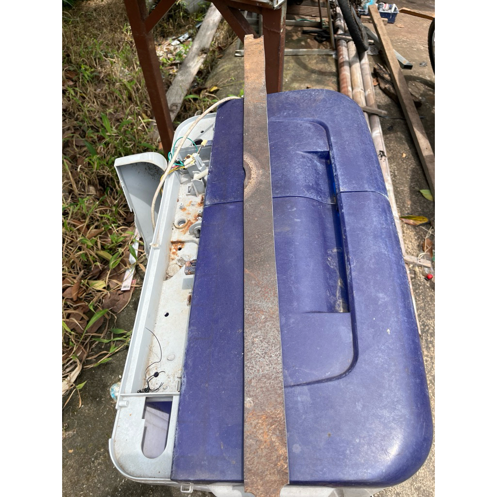 gergagi batu / somel batu potongan bahan bilah,pisau pande besi panjang 95cm