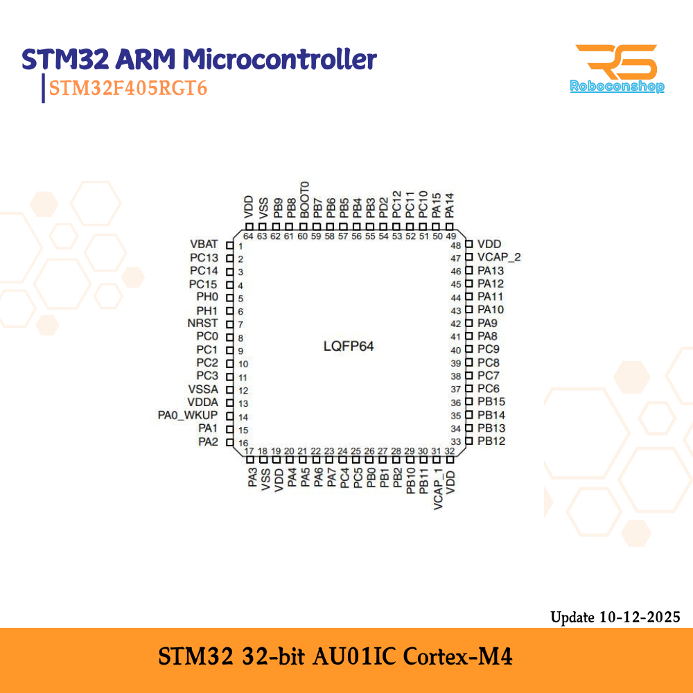 Farmora00 Stm32F407Vgt6 Stm32F407 Vgt6 Stm32F405Rgt6 Stm32F405 Rgt6 Arm Microcontroller Stm32 32-Bit