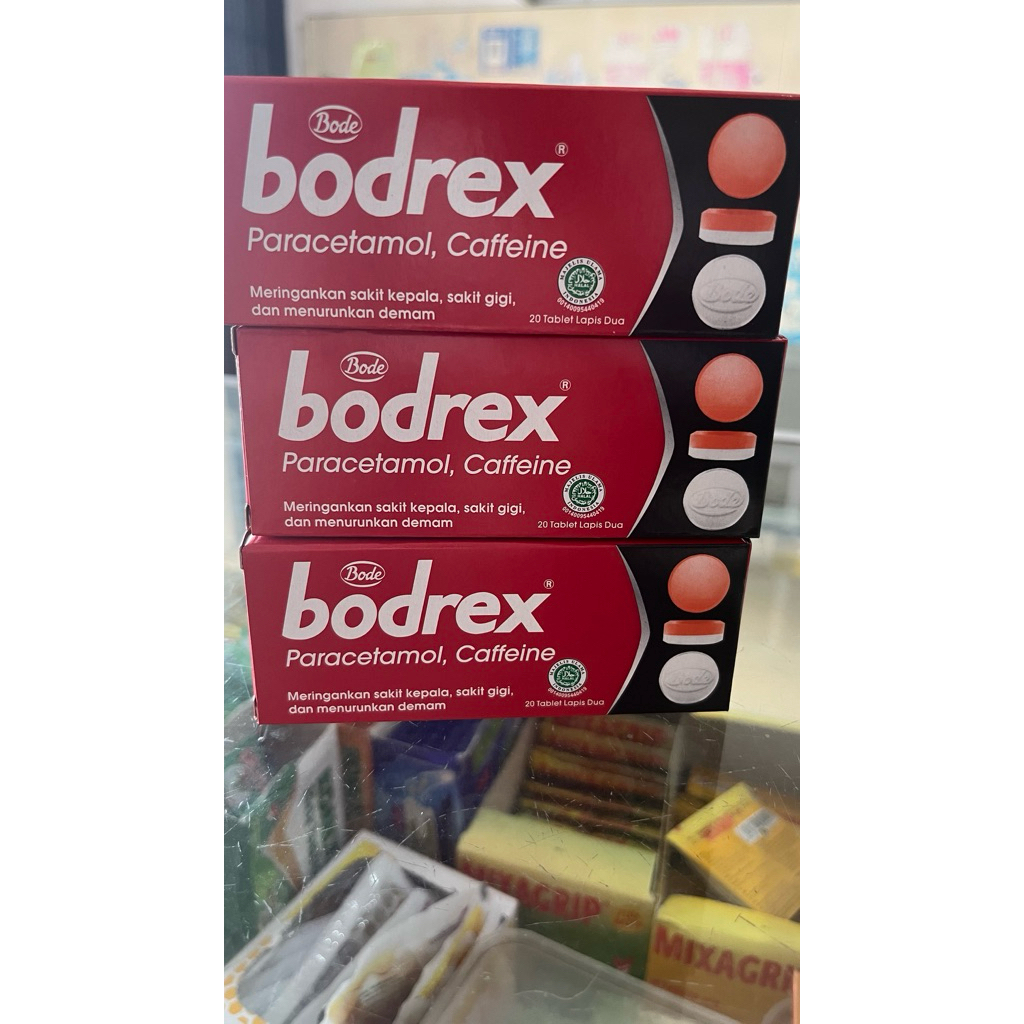 bodrex 1 kotak isi 2 blister