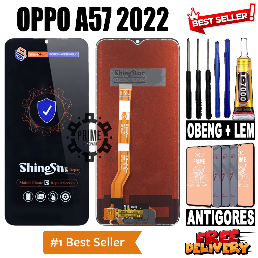 LCD TOUCHSCREEN OPPO A57 2022 ORIGINAL SHINESTAR LCD OPPO A57 2022 FULLSET