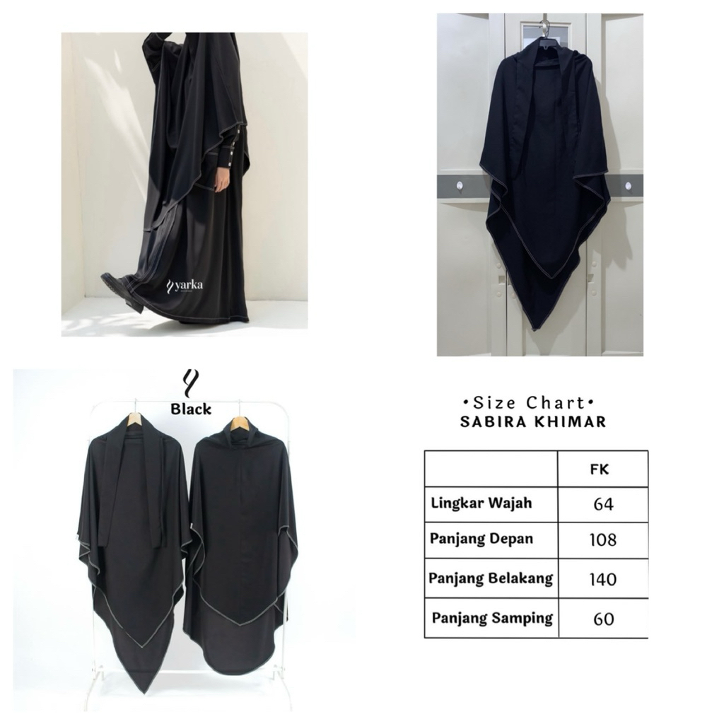 preloved sabira french khimar yarka