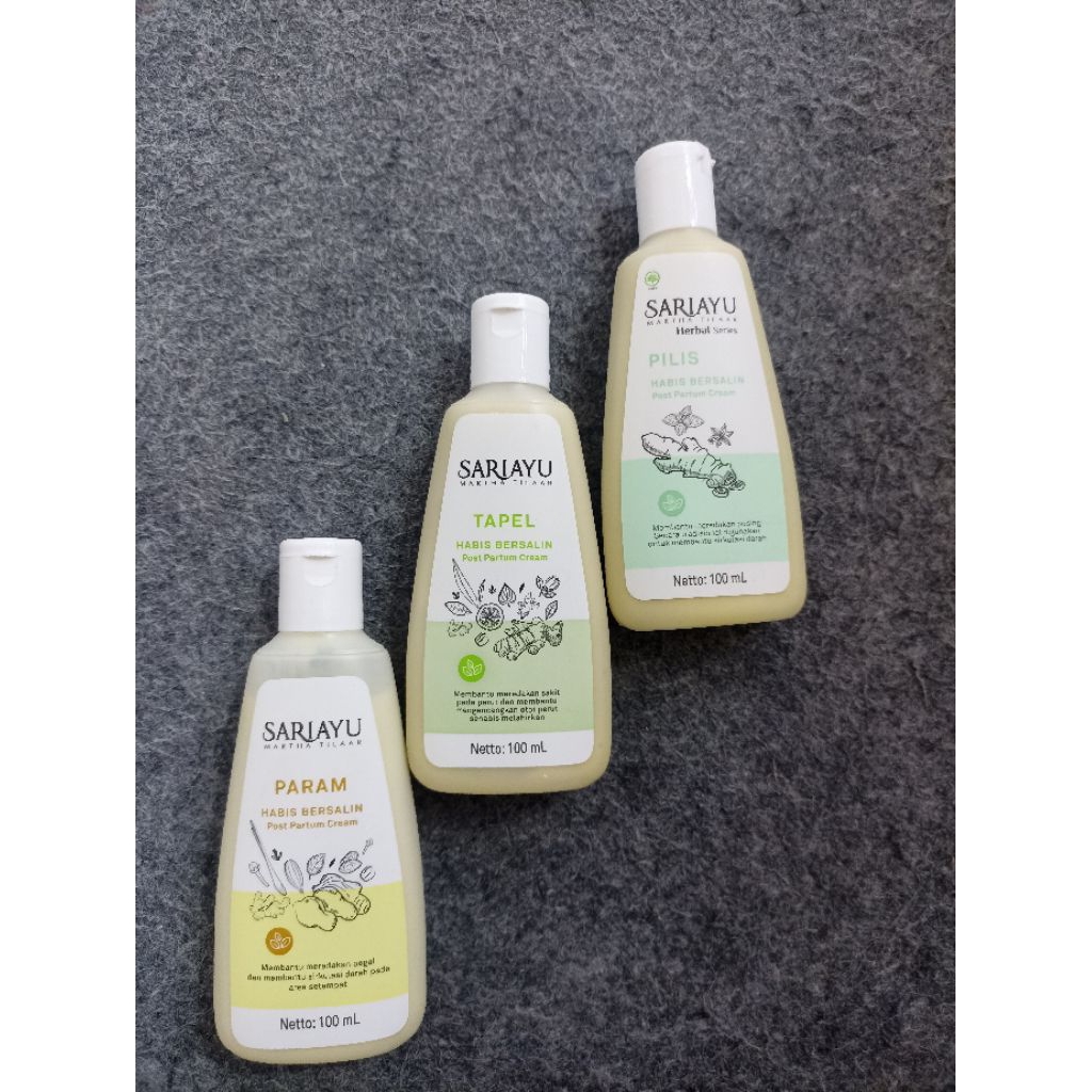 HABIS BERSALIN SARIAYU ( Tapel, Parem dan Pilis)
