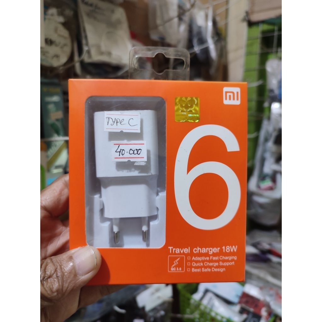 Charger Xiaomi 18watt type C fast charging