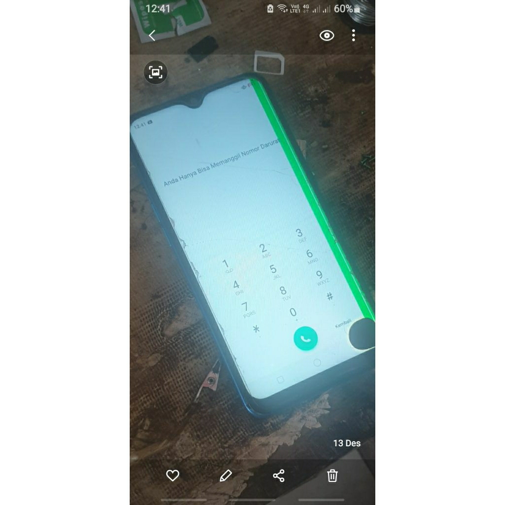 lcd oppo a5s a12 minus