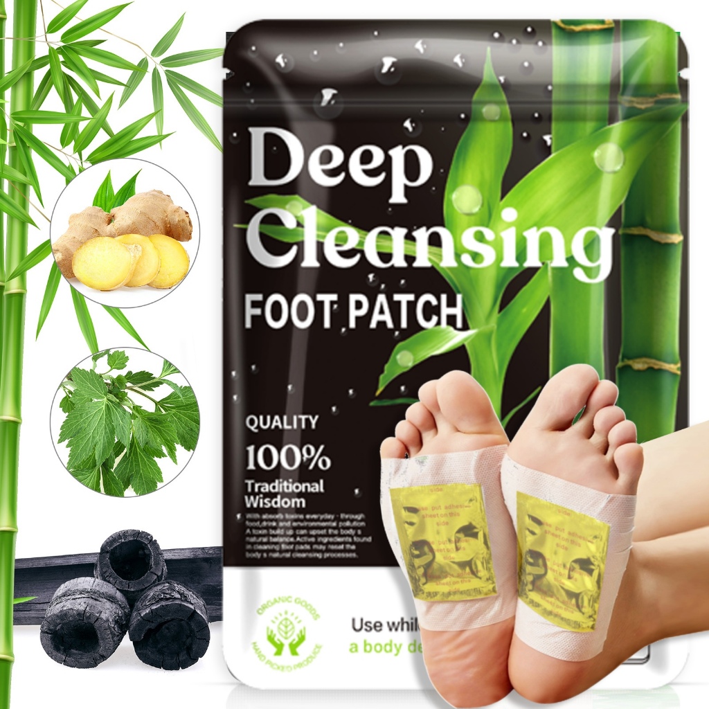 Koyo Kaki Koyo Kaki Penyerap Racun Foot Pads Koyo Detox Cleansing Patch Detox Kaki Koyo Kaki Detox
