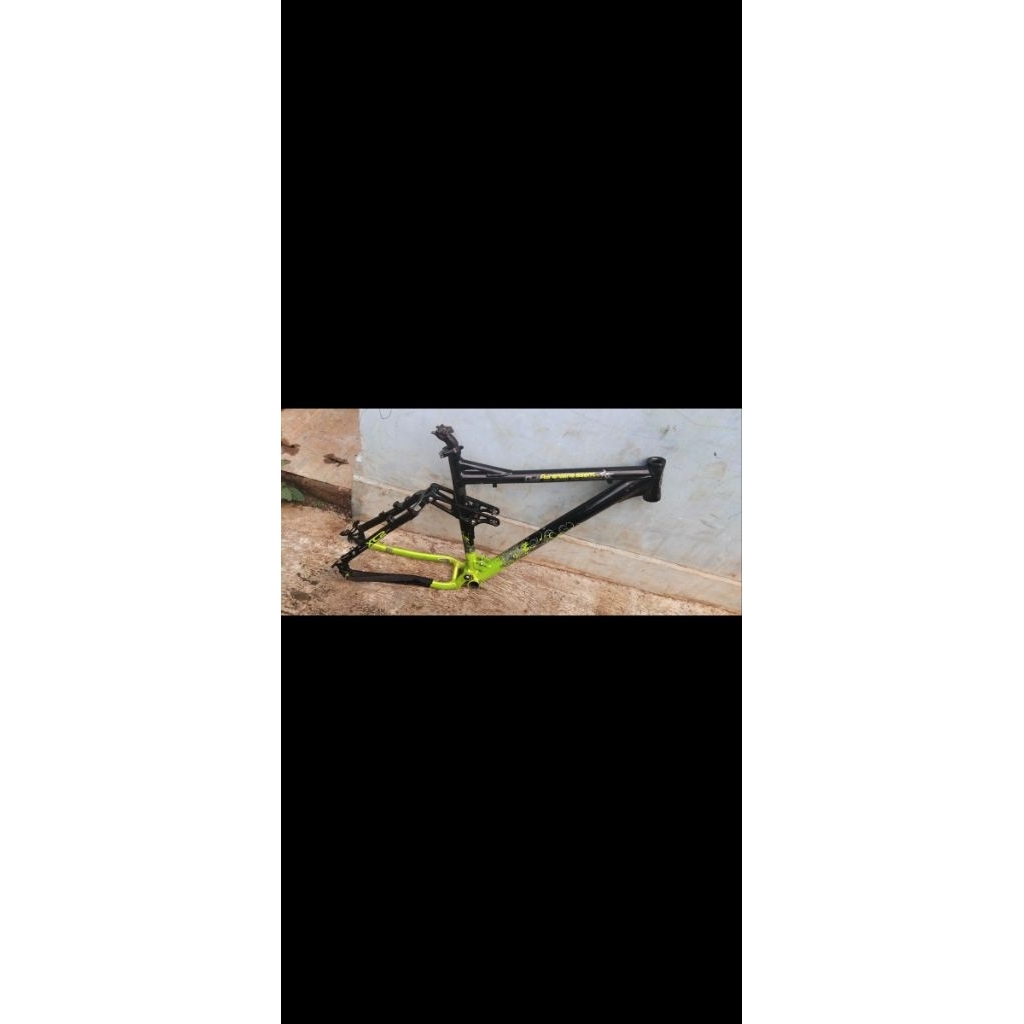 frame adrenaline xc 2 tanpa rearshock