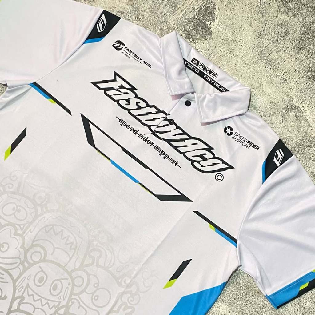 Jersey Kerah Polo Custom Jersey Racing Team Jersey Custom Nama Team Jersey Kerah Polo