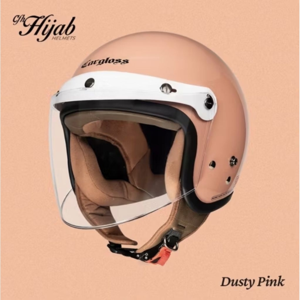 helm cargloss hijab | CFH dusty pink | helm retro cargloss original