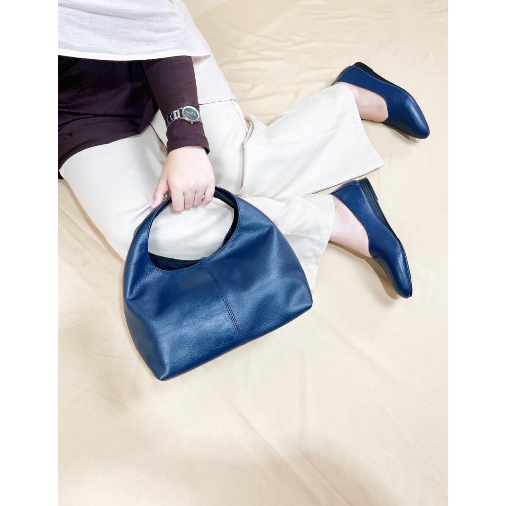 Tas Hobo Kulit Sapi Asli Garut Tas Pesta Tenteng Cantik