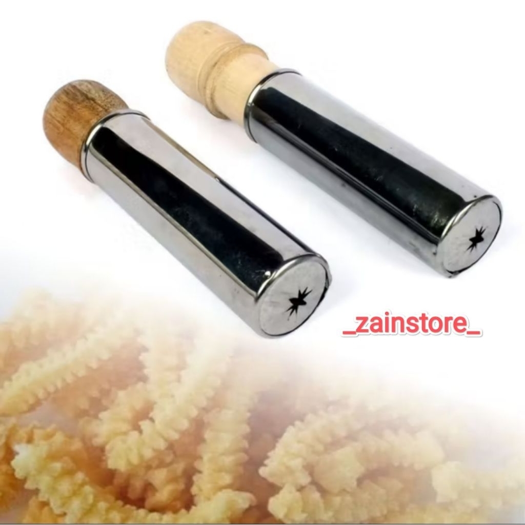 Cetakan kue tradisional AKAR KELAPA dorongan kayu