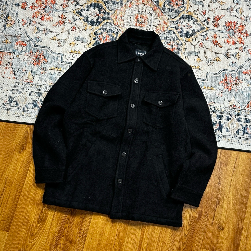 KENT WOOL BLEND OVERSHIRT WITH POCKET