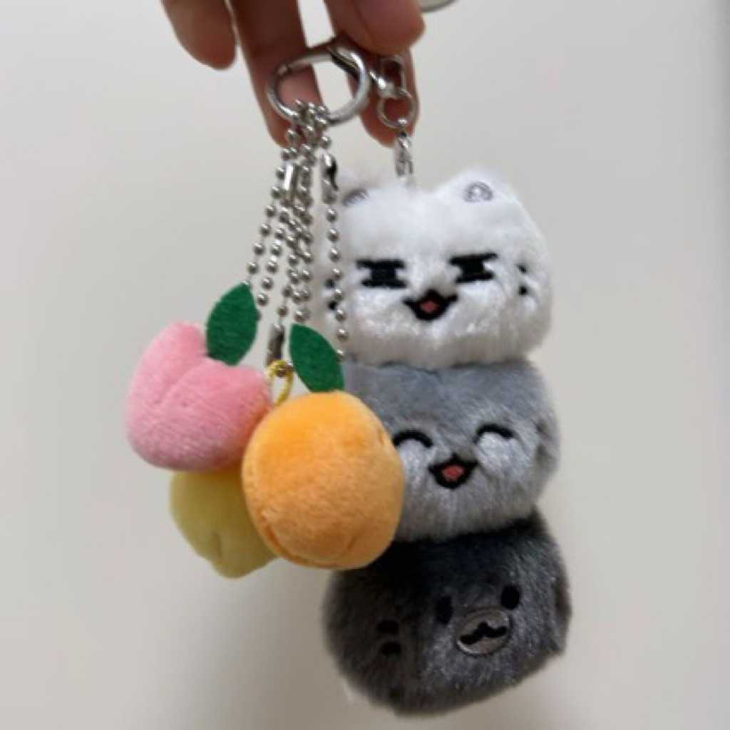 OOCL Jun Seventeen Plush Doll Keyring Boneka Plushies Keychain