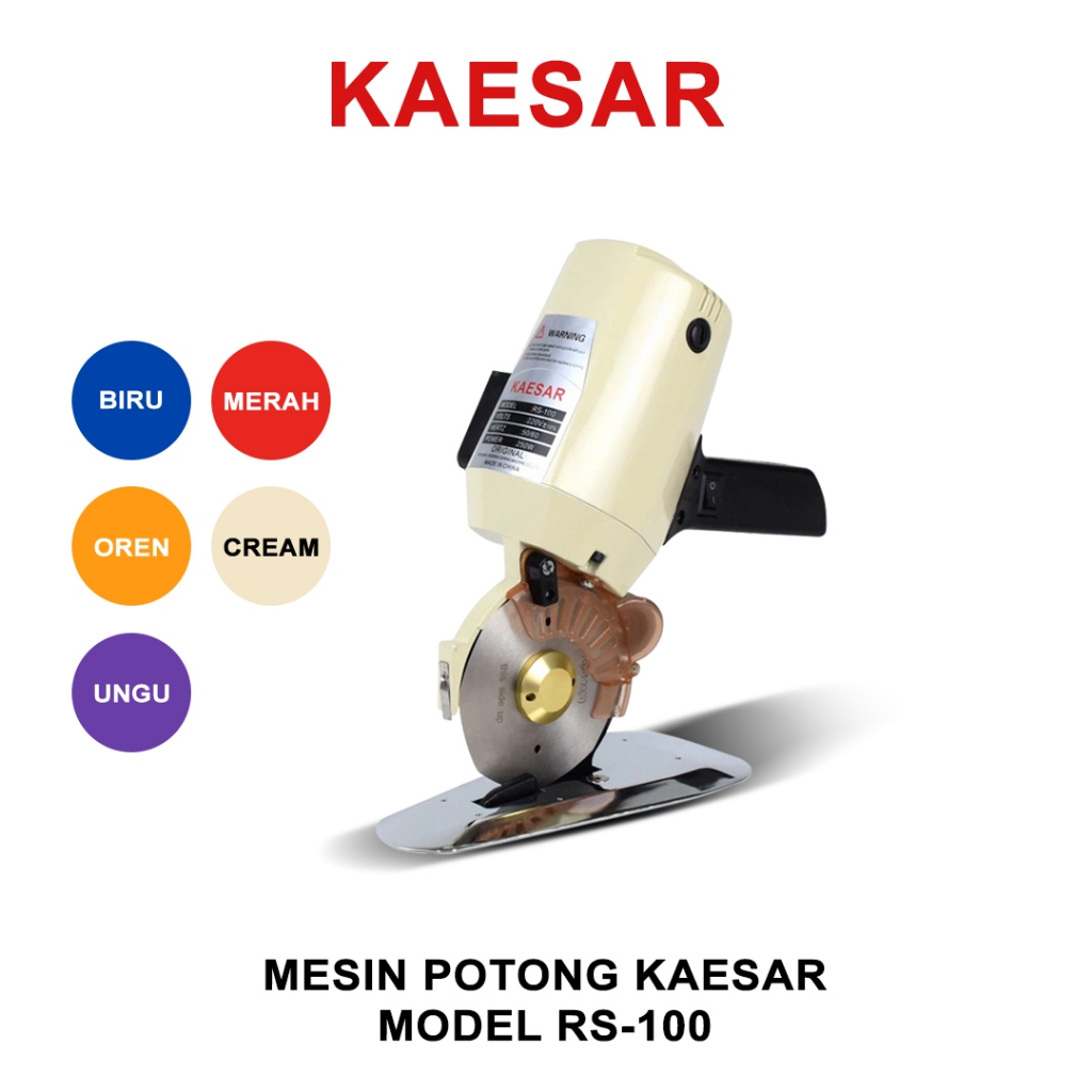 Mesin Potong Kain Kaesar RS 100 Portable | Kaesar Mesin Potong | Mesin Potong Bahan Kain