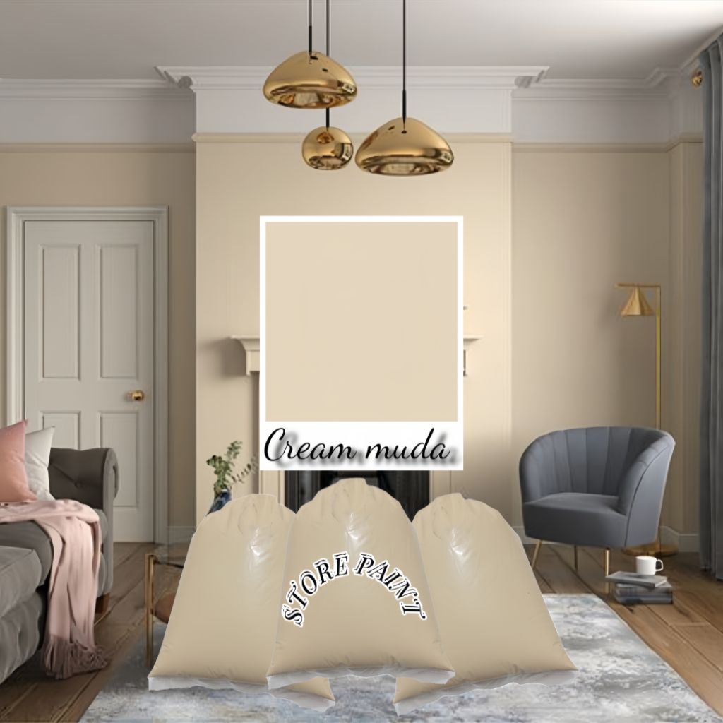 Cat tembok glossy / cat tembok 1 kg / cat tembok anti air