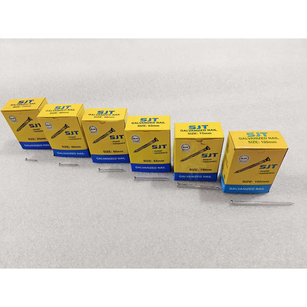 PAKU BETON PUTIH SJT / PAKU TEMBOK SJT /GALVANIZED NAIL