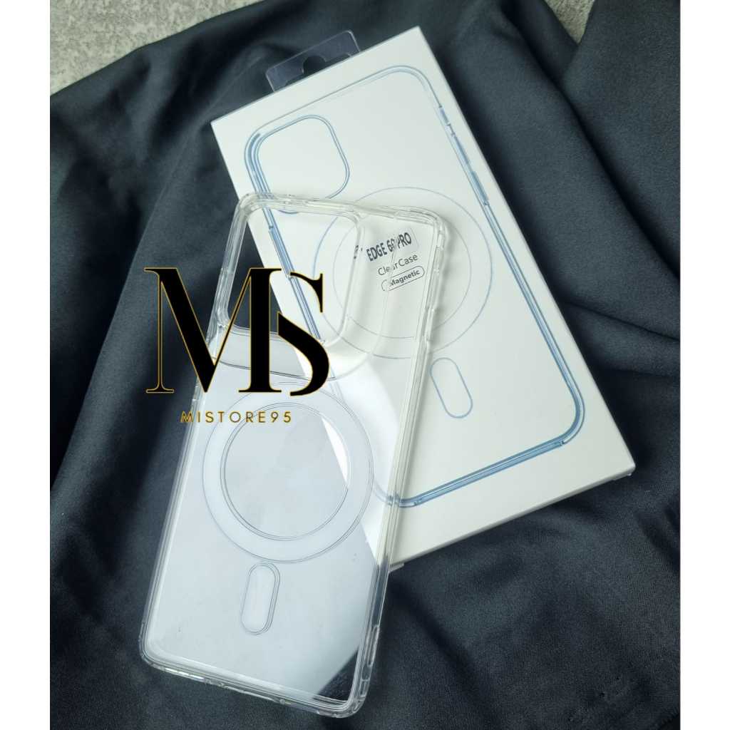 clear case magsafe moto g45 g86 power edge 60 pro case silikon tpu arkilik wireless charging case