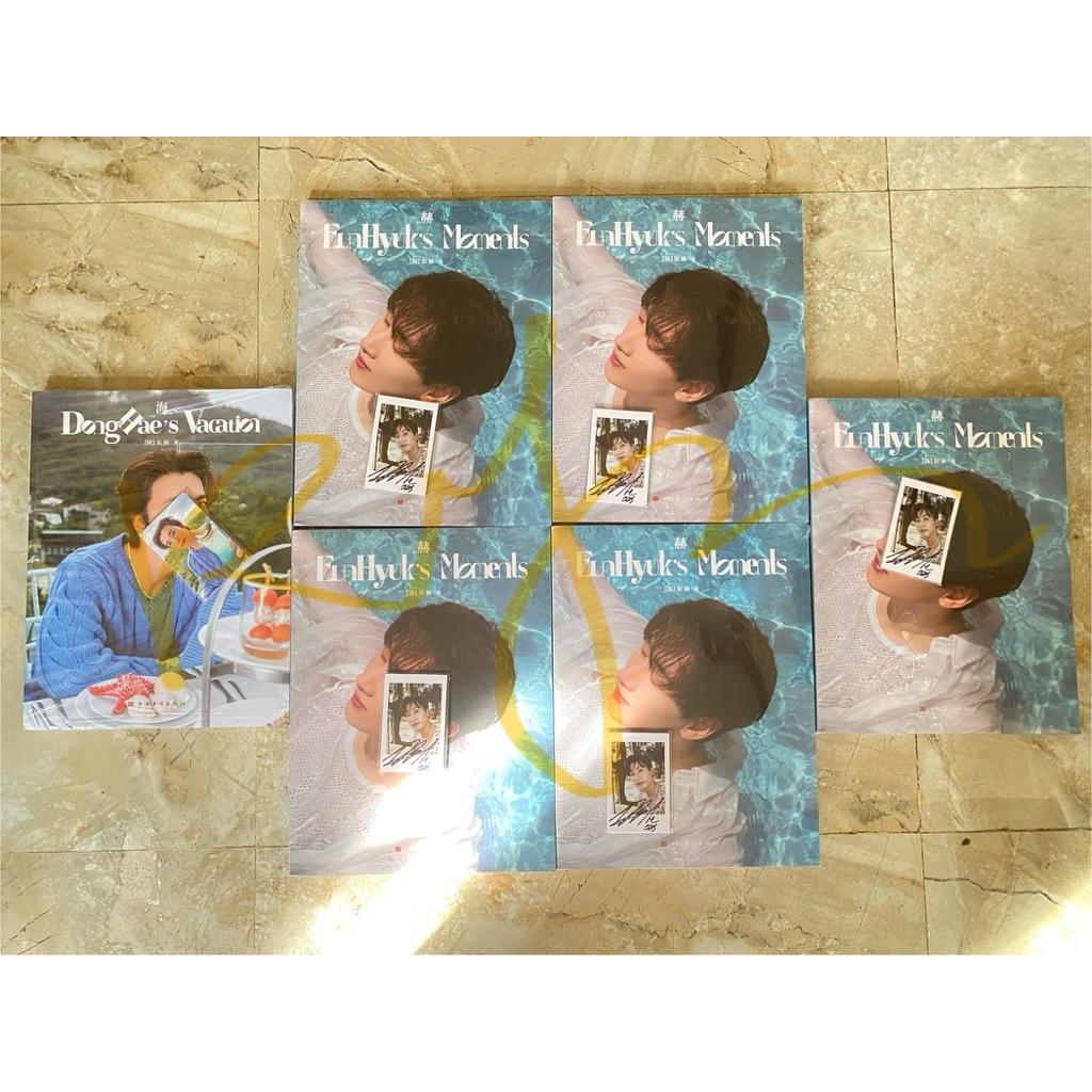 Super Junior Eunhyuk Donghae Eunhyuk’s Moments & Donghae Vacations Photobook YIZHIYU POB Chinan