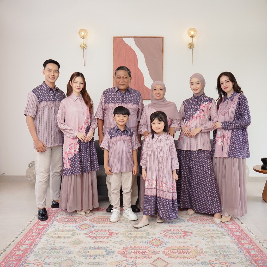 arunika series pale mauve by Ederra - family set