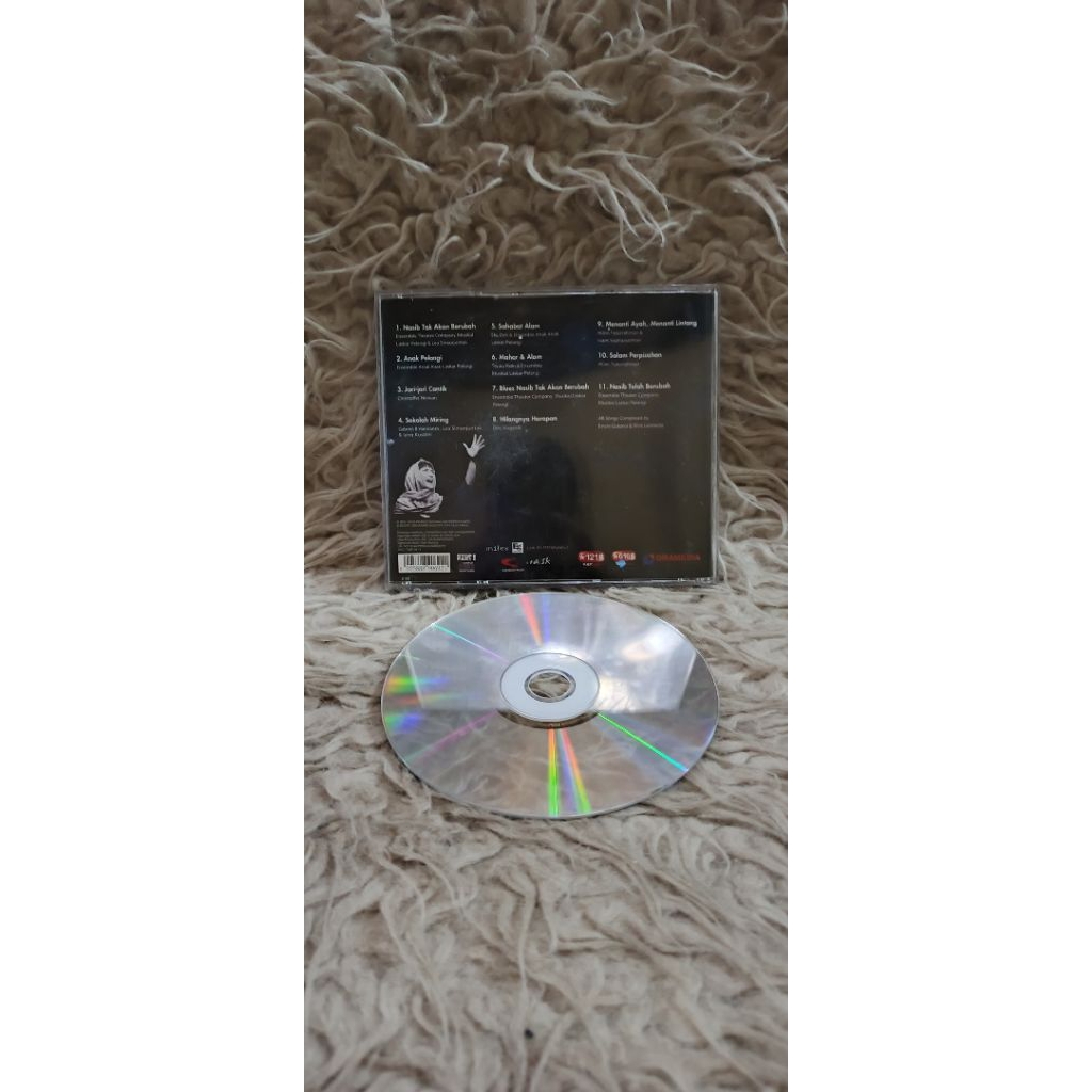 kaset cd original cast recording musikal laskar pelangi