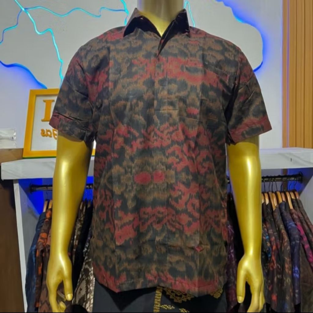 KEMEJA ENDEK COWOK/HEM ENDEK COWOK/ENDEK BALI
