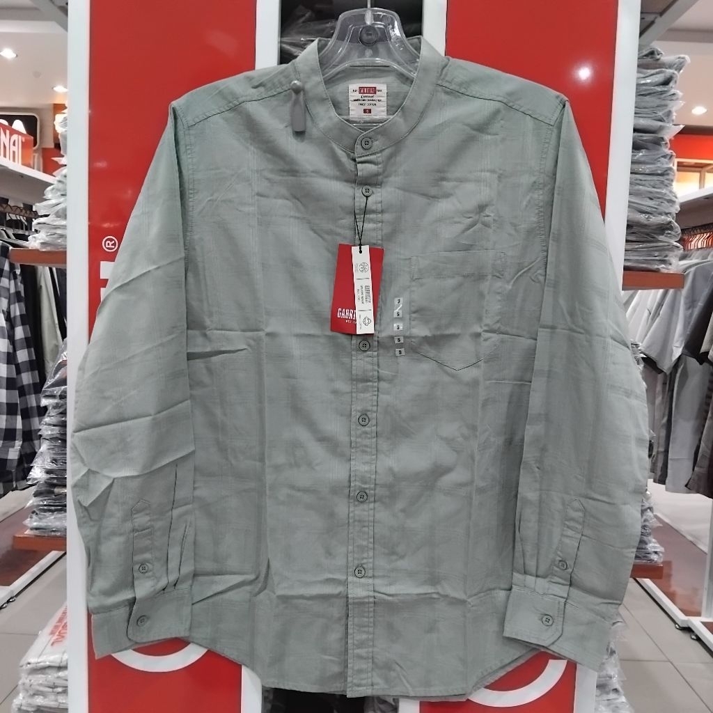 GABRIELLE KEMEJA KOKO LENGAN PANJANG tangan kancing reguler fit