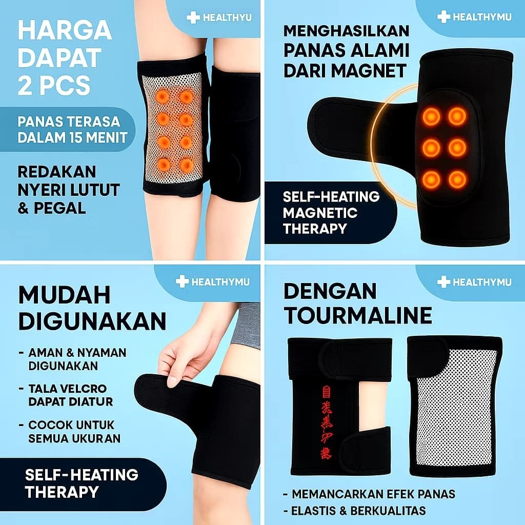 Deker lutut magnetik