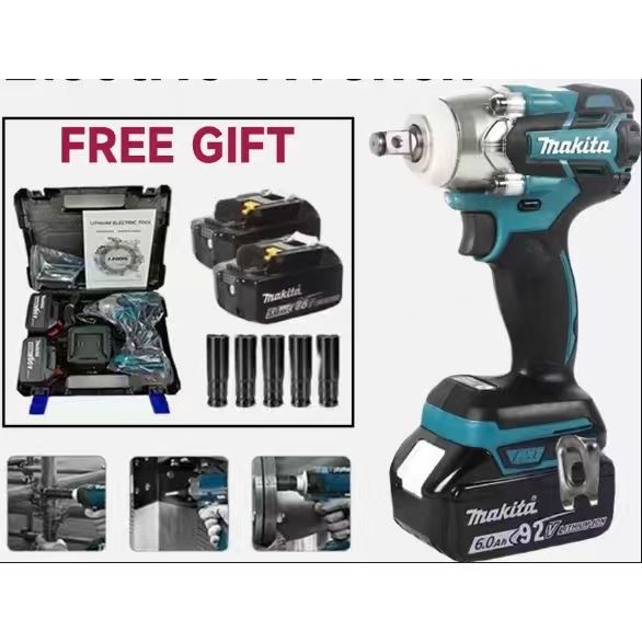 Makita 92V Bor Listrik Nirkabel Bor Tangan Kecepatan Tinggi Bor Listrik Tanpa Kabel Bor Tangan