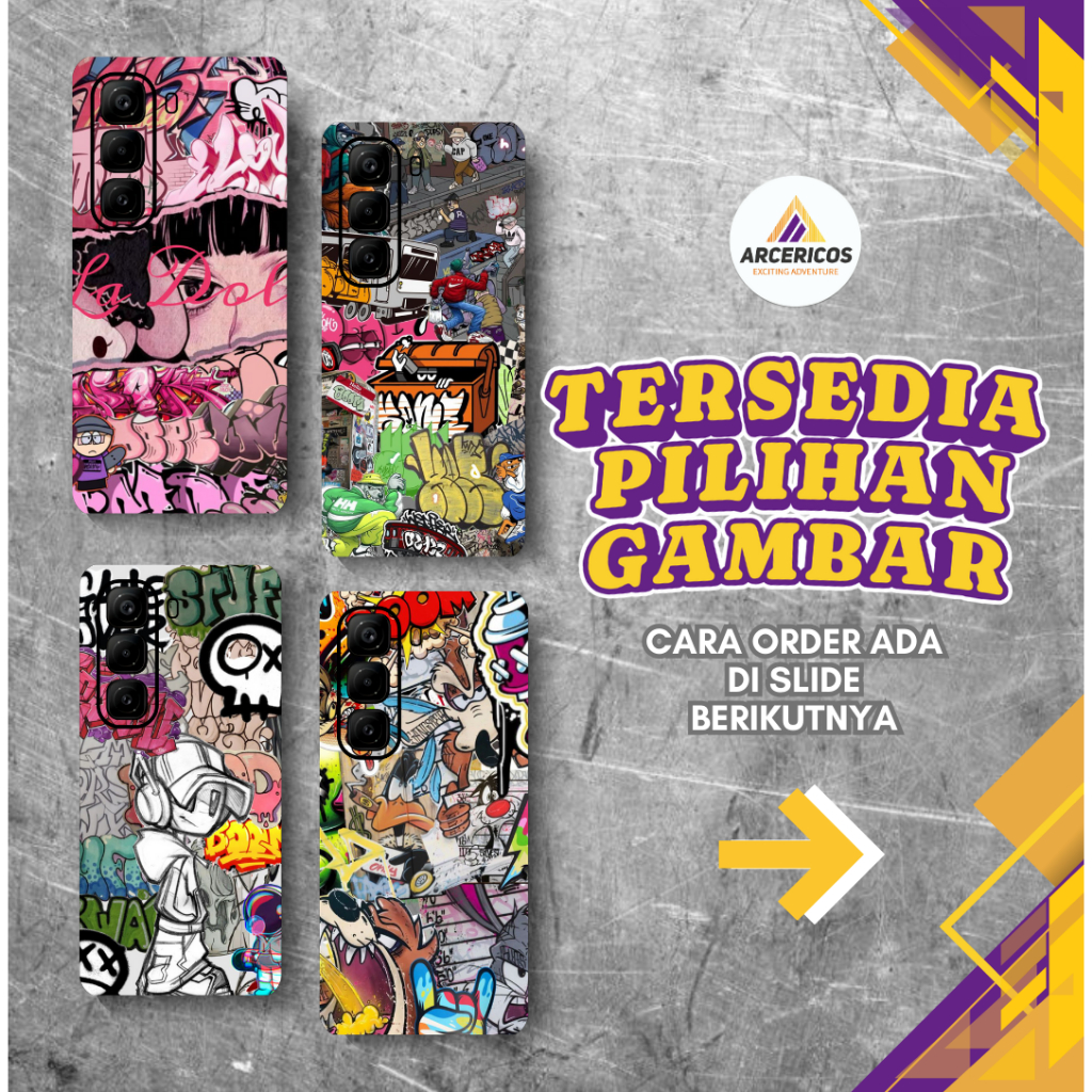 Garskin Hp Custom Grafiti Semua Type Hp