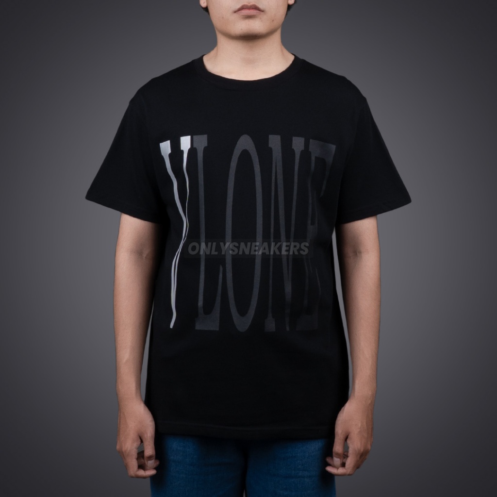 VLONE STAPLE CLASSIC REFLECTIVE BLACK TEE