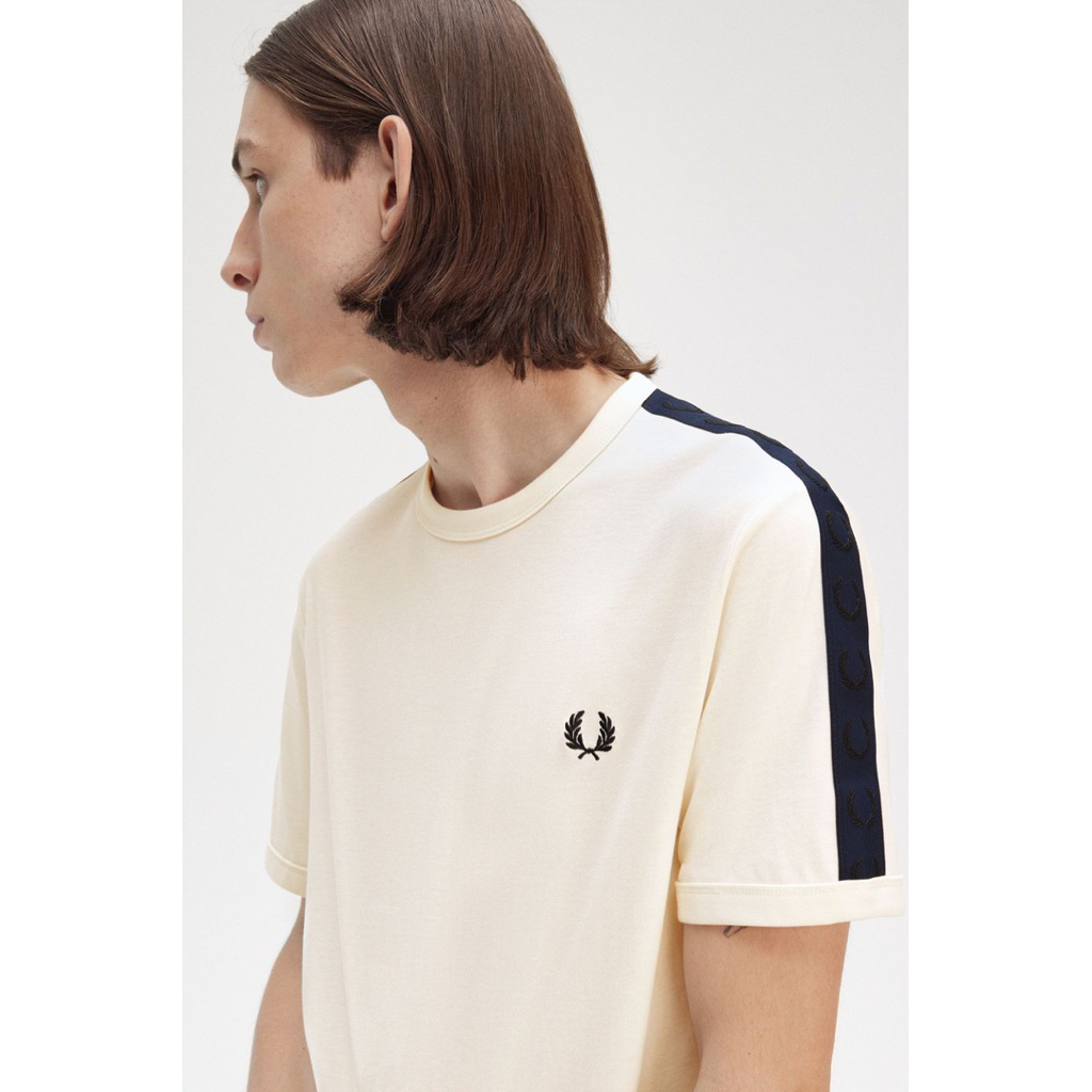 Fred Perry M4613 170 Contrast Ringer Taped Tshirt