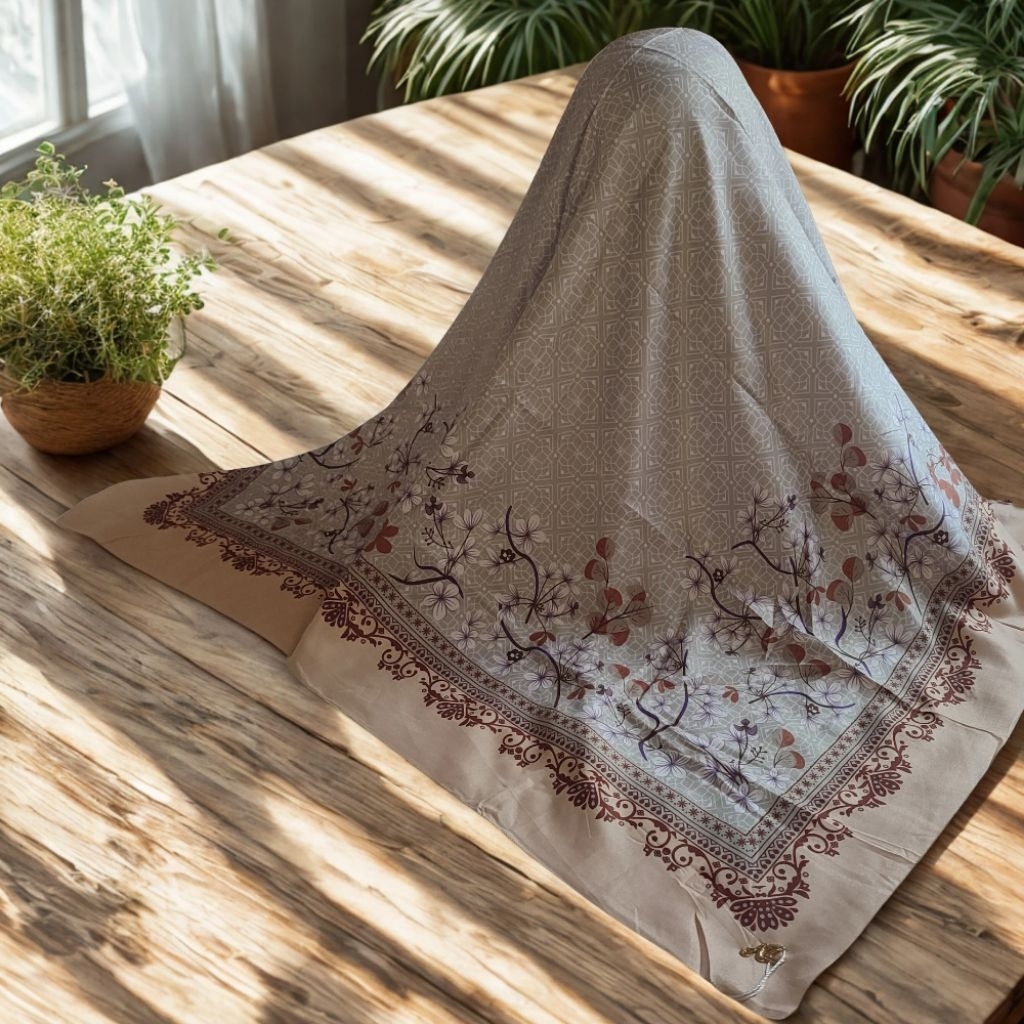 KERUDUNG UMAMA SEGI EMPAT || KERUDUNG MOTIF ||  UMAMA SCRAF