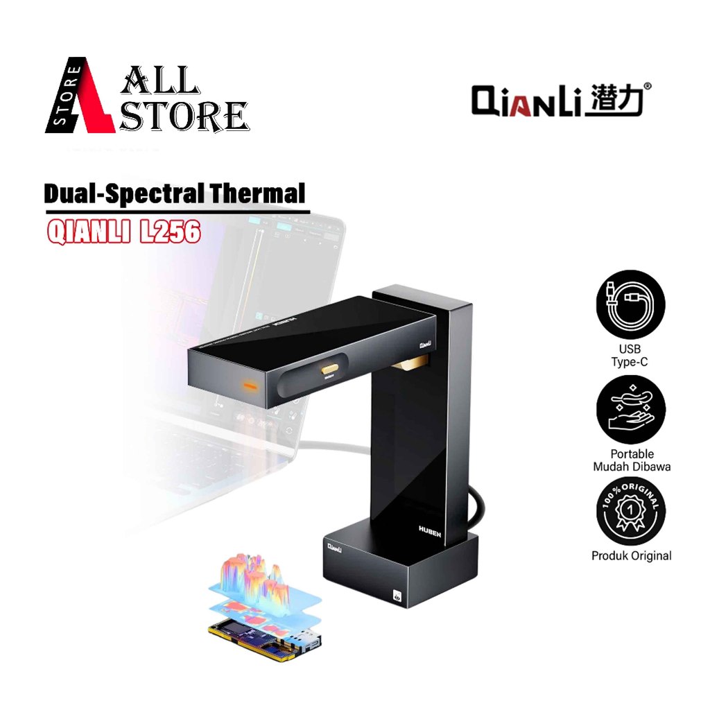 THERMAL INFRARED QIANLI ISTELE L256 DUAL SPECTRAL THERMAL CAMERA ORIGINAL - STAND DENGAN KAMERA INFR