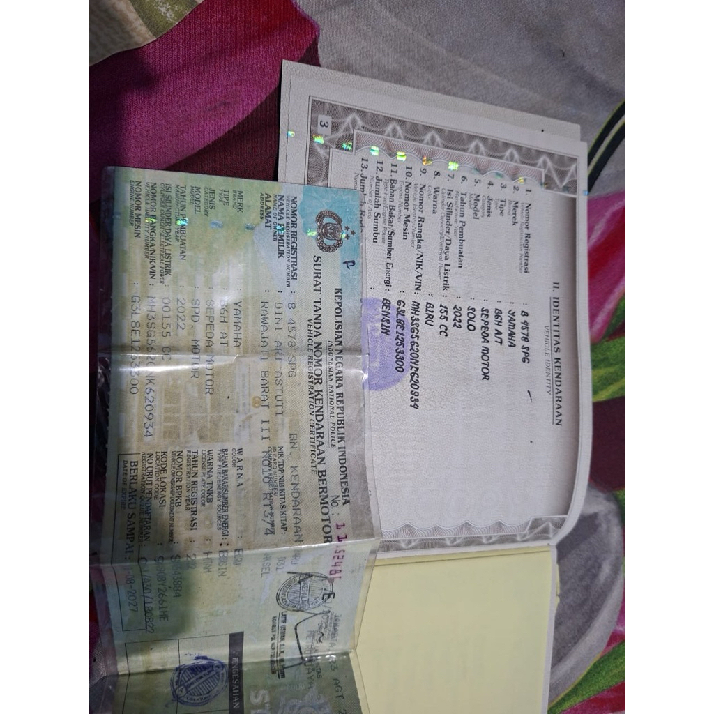 Petilasan bekas nmax 2022 biru