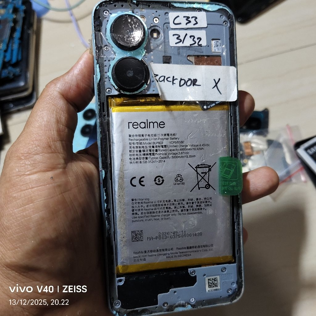 MESIN REALME C33 NORMAL TESTED NO POLA/PIN