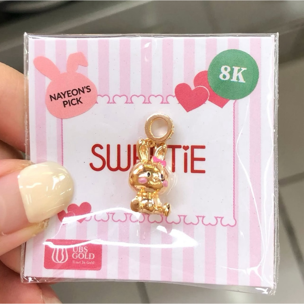 MA15- LIONTIN/CHARM KELINCI UBS 0.88GR KADAR 375 NAYEON RABBIT