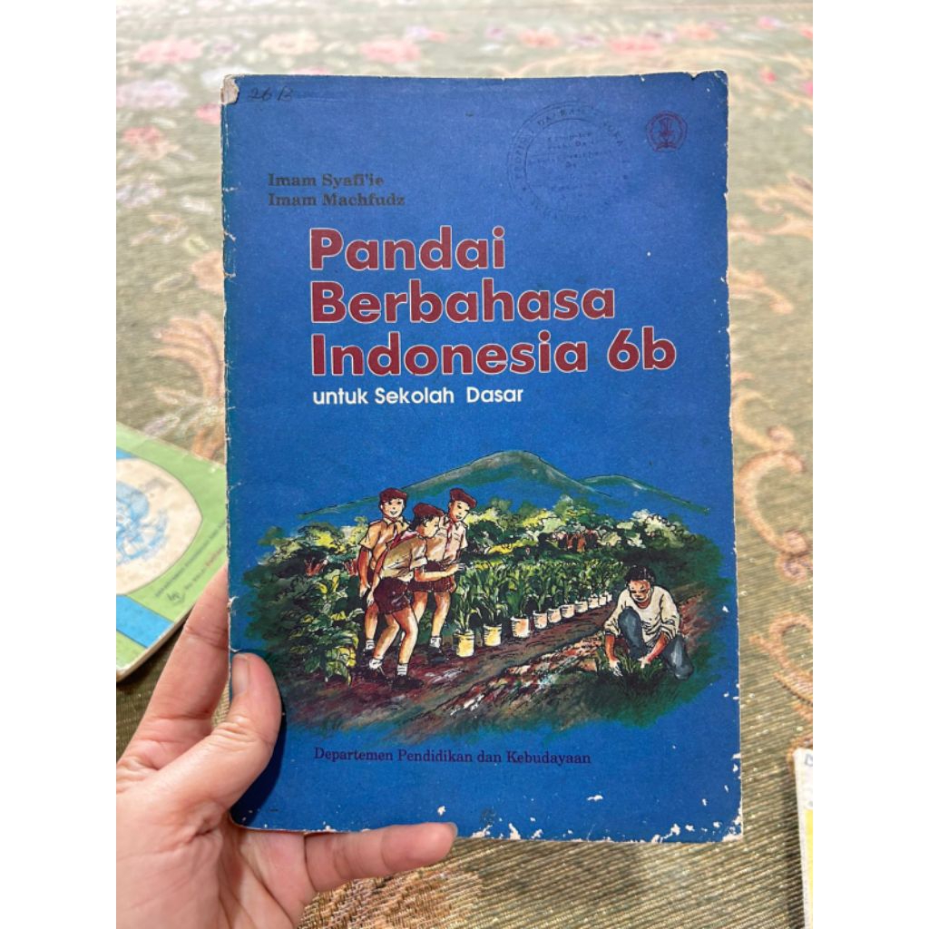 Buku Pandai Berbahasa Indonesia jilid  6b thn 1992