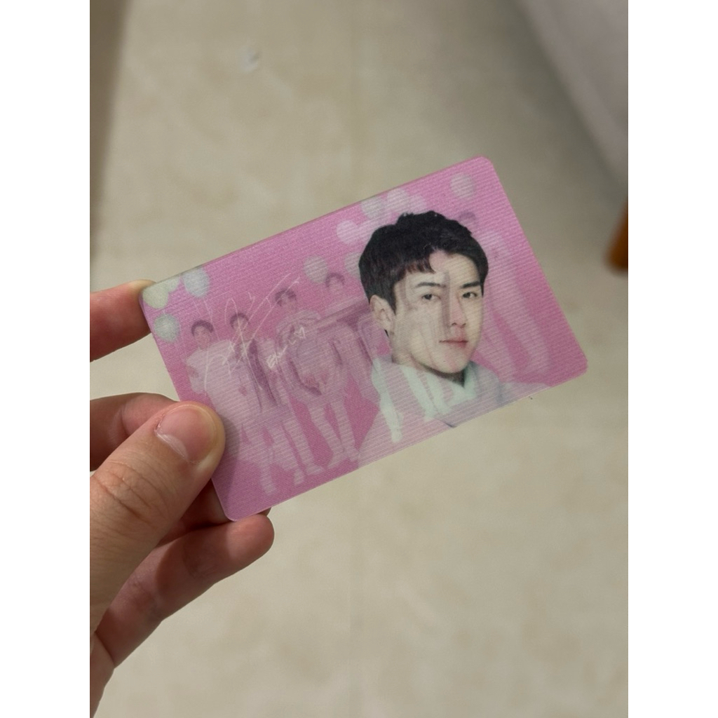 Exo Sehun X Nature Republic Photocard Preloved