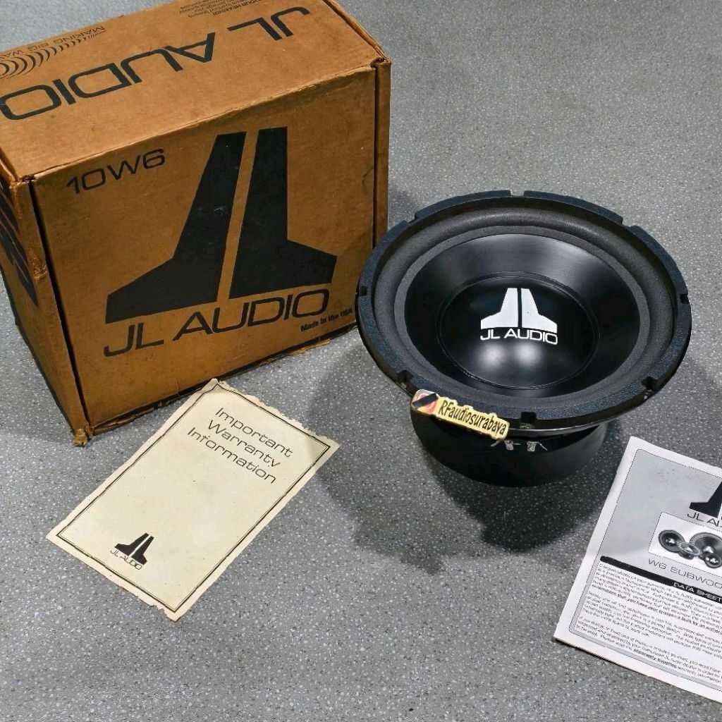 JL Audio 10W6 10inch made in USA like new  Car Subwoofer 1 pcs only