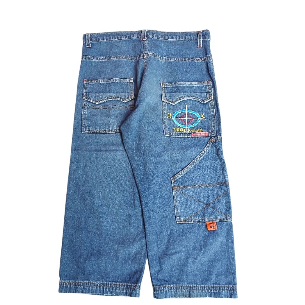 JORTS PANTS Y2K CARPENTER VTG BORDIR