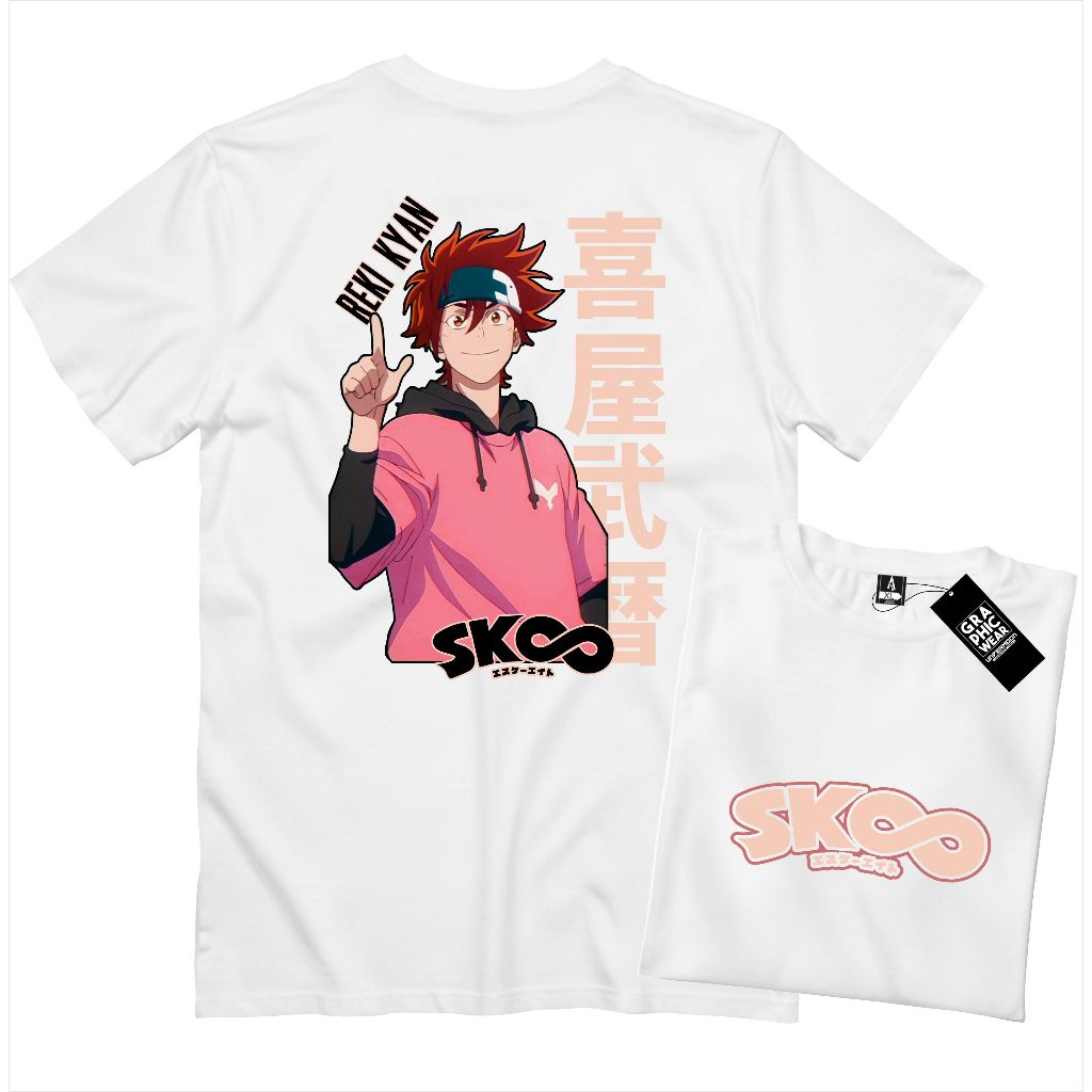 Kaos Anime Reki kyan Sk8 The Infinity Cotton Combed 30s Premium