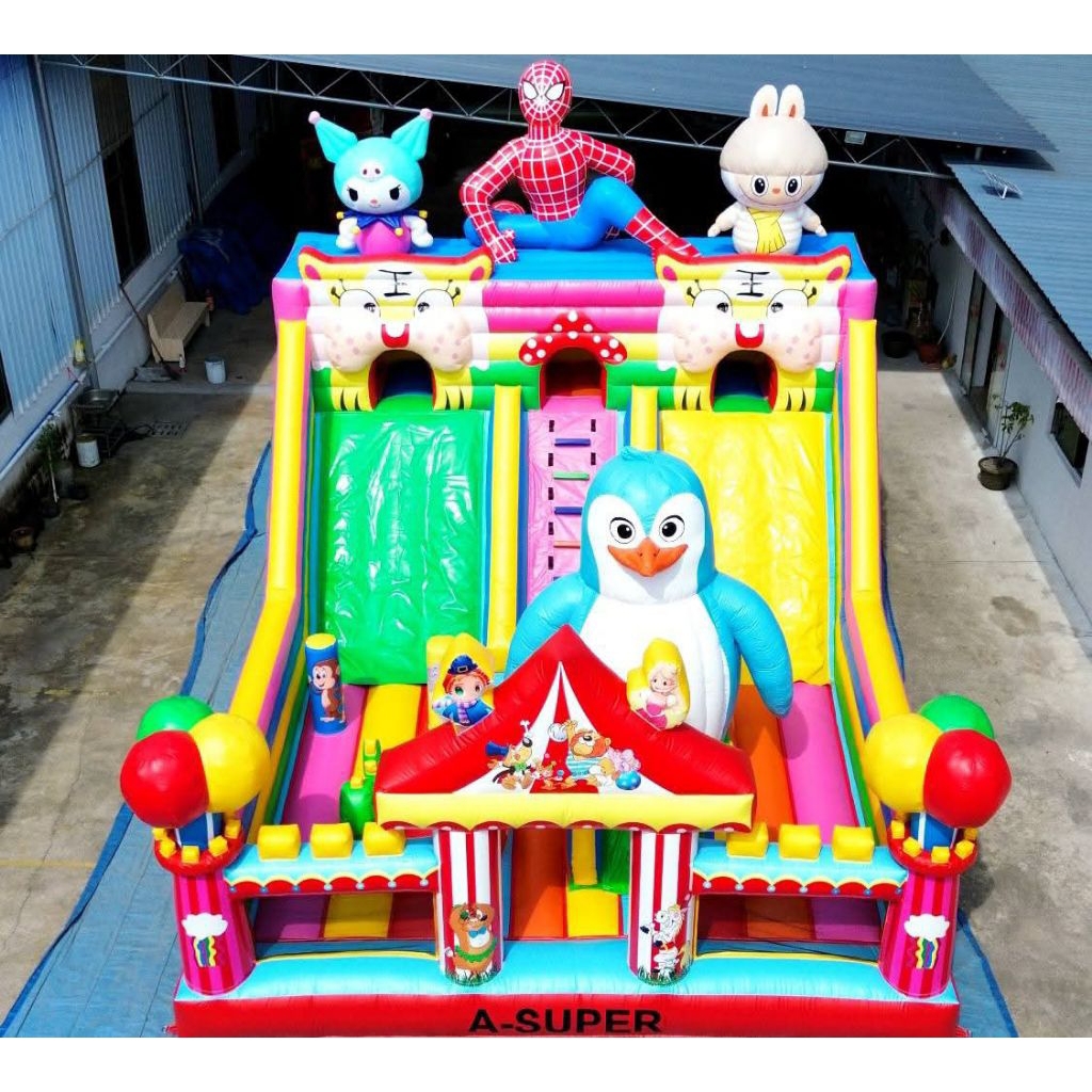 Istana Balon 6x8 A Super Sirkus - Spiderman