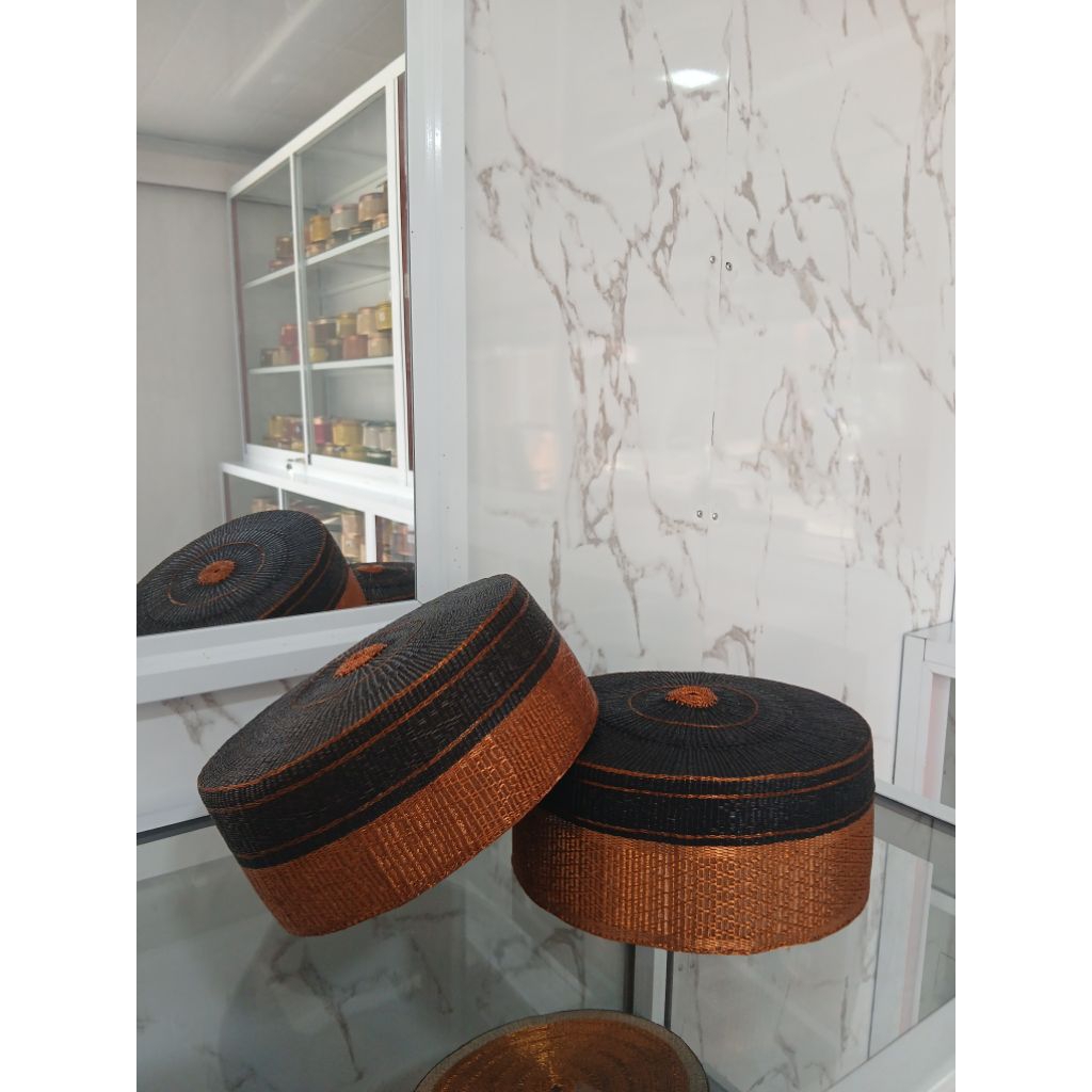 Songkok Recca Kombinasi Tembaga